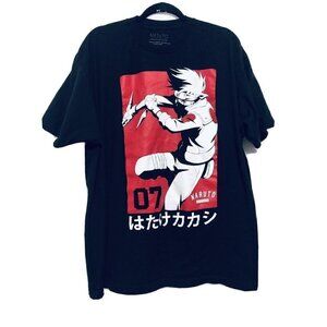 Naruto Shippuden Collection Shirt Black Japanese Manga Size XXL 2XL Adult